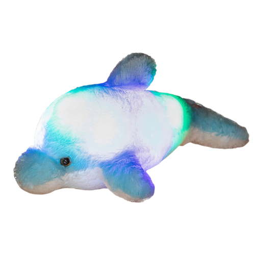 Tootee Luminous Fish - 17.71in Glow in The Dark Stuffed Animal, Soft Plush Toy for Kids, Soothing Sleep Companion, Gift for Boys & Girls
