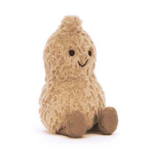 5.91inch Peanut Jellycat Amuseable Peanut Plush Toy Soft Stuffed Doll Smile Face Groundnut Plushies for Kids Gift