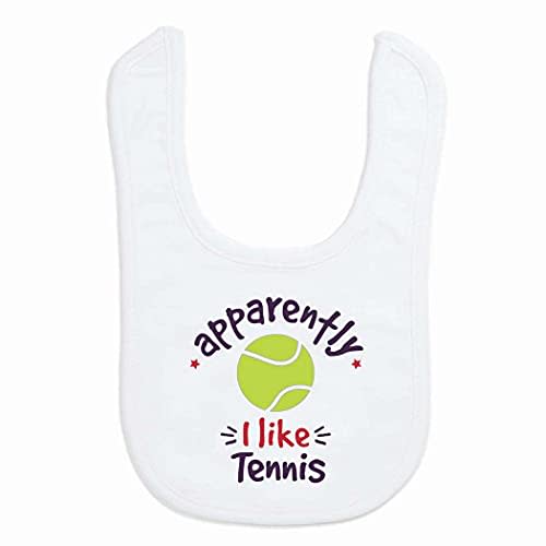 ChalkTalkSPORTS Tennis Baby & Infant Bibs | Soft Microfiber Tennis Baby Bibs