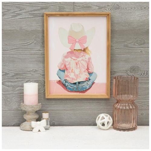 Little Cowgirl Wood Wall Decor