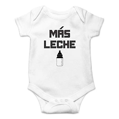 CBTwear Mas Leche Funny Baby Bodysuit Cute Infant Outfit