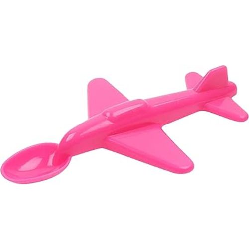Plastic Small Airplane Spoon Airplane Fork & Spoon Set Airplane Home Small Airplane Shape Spoon Portable Tableware
