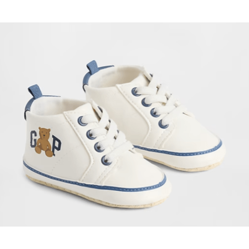 Baby Brannan Bear Logo Sneakers- GAP- 0-3 Months