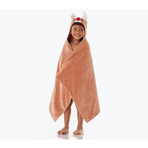 Rudolph Kid Hooded Towel | Pottery Barn Kids