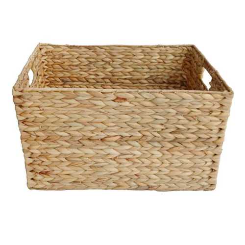 Vivienne Rectangle Water Hyacinth Basket XL