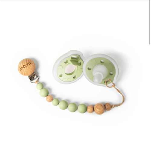 mōmi babypace pacifier gift set - pistachio