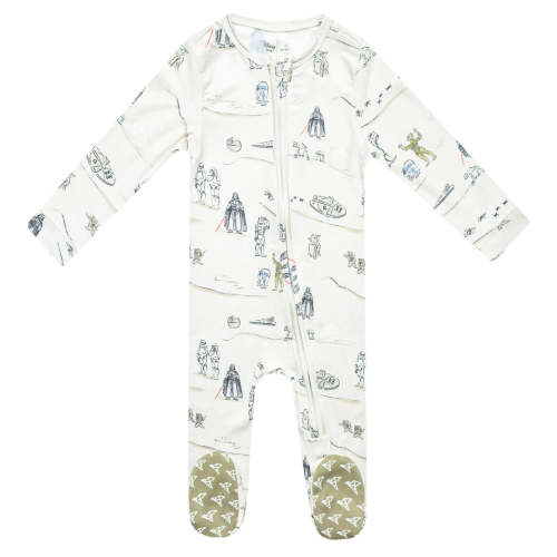 Zip-Up Footie Pajama - Tatooine