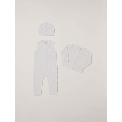 CozyChic® Checkered Pointelle Baby Set