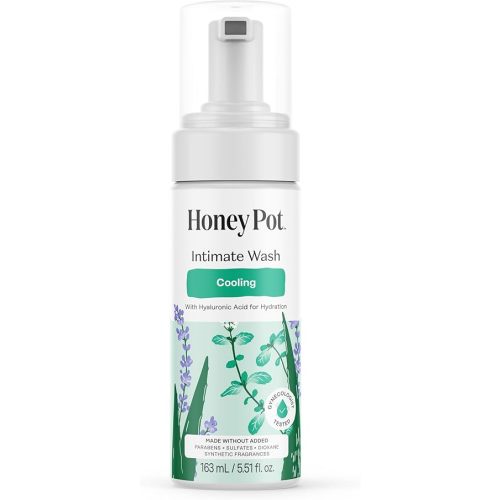 Honey Pot - Feminine Wash - Herbal Infused - Cooling Effect - Sensitive Skin Types - PH Balanced Plant Based Hygiene Products - Cooling - 5.51 Fluid Oz
