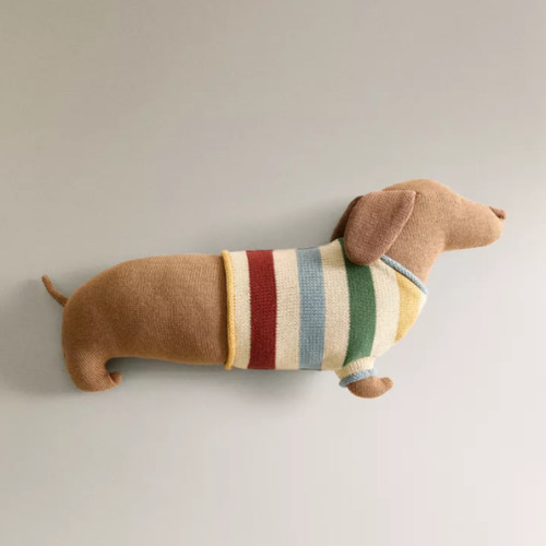 KIDS’ KNITTED DOG CUSHION