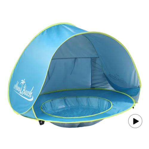 Monobeach Baby Beach Tent Pop Up Portable Shade Pool UV Protection Sun Shelter for Infant