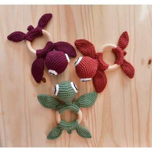 Ring turtle crochet big
