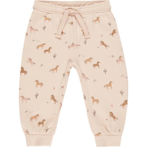 Kids' Horses Print Knit Joggers