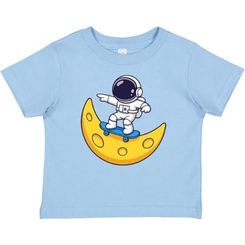 inktastic Skate Boarding on The Moon Astronaut Baby T-Shirt