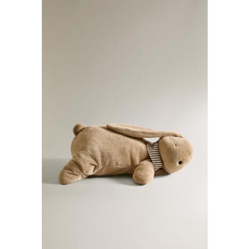 KIDS’ RABBIT CUSHION - Dark beige | ZARA United States