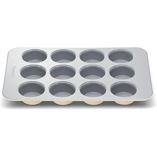 Caraway Non-Stick Ceramic-Coated 12-Cup Muffin Pan