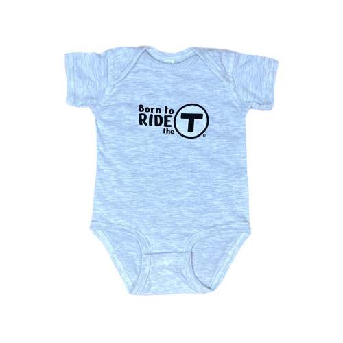 Boston MBTA "Born to Ride the T" Onesie – MBTAgifts
