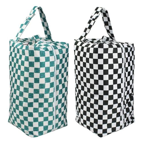 Mama Koala Waterproof Diaper Pods for Baby Items, Cloth Diapers, Swimsuits, Travel, Gym Clothes, Beach, Pump Parts, Toiletries, 2 Pack(DP-Squres)