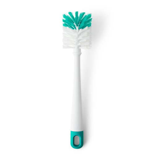 Mainstays 2-Piece Bottle and Straw Kitchen Brush Set, Teal/White