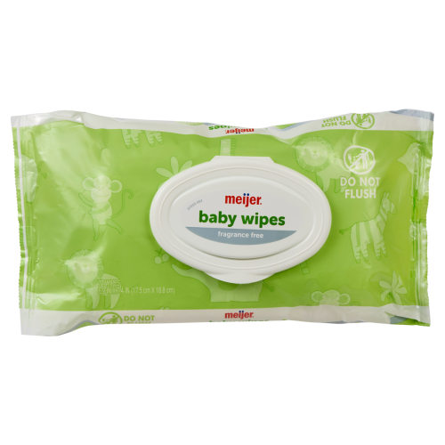 MEIJER 1X THICK SENSITIVE WIPES  72CT