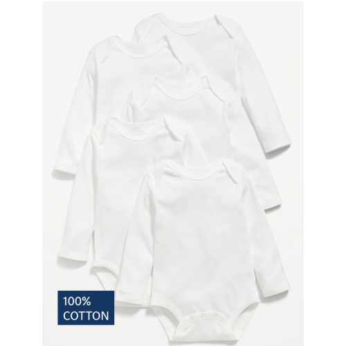 Unisex Bodysuit 5-Pack for Baby