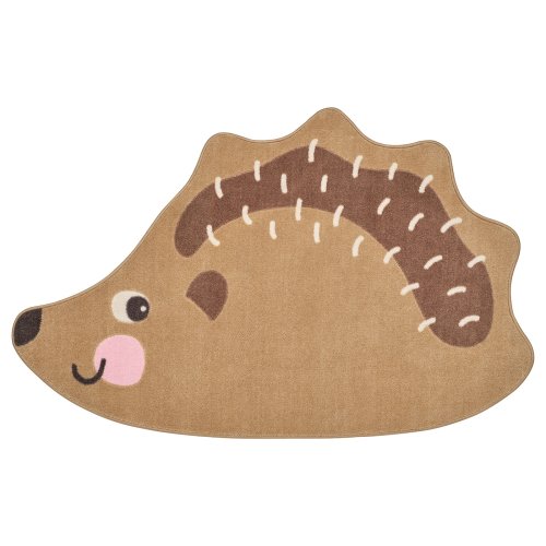 BRUMMIG Rug - hedgehog shaped/brown 3 ' 1 "x4 ' 11 "