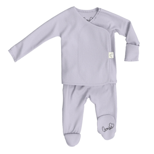 Footie - Hush Sky – Bonsie Skin to Skin Babywear