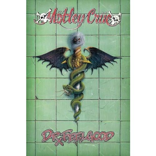 BUY ART FOR LESS Officially Licensed Motley Crue Dr Feelgood 24 x 36 Inch Music Art Poster - Decorative Print - Poster Paper - Ready to Frame