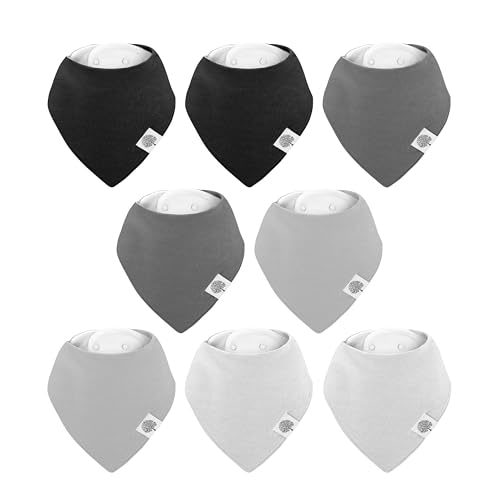 Parker Baby Bandana Drool Bibs for Boys, Girls & Unisex - Soft & Stylish Teething Bibs for Babies