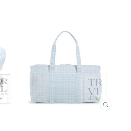 Duffel Bag - Weekender - Pimlico Plaid Blue