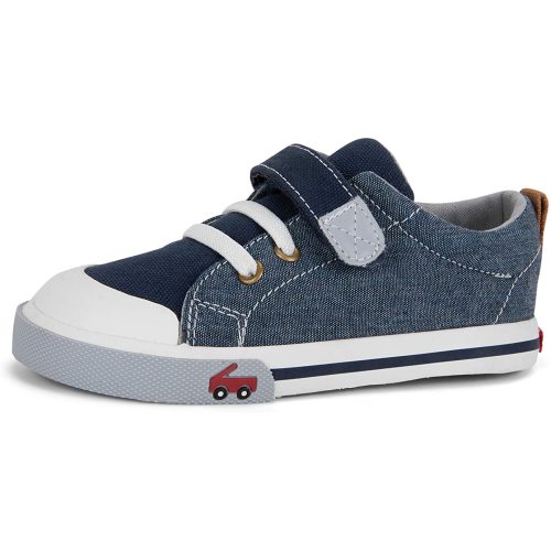 See Kai Run, Stevie II Sneakers for Kids - Toddler (1-4 Years) - 5 Toddler - Chambray