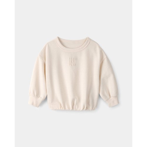 Baby French Terry Pullover Sweatshirt - Ivory | Carter's