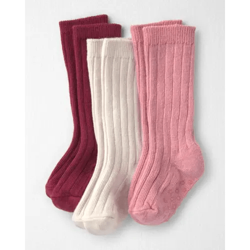 Baby 3-Pack No-Slip Knee-High Socks Made with Organic Cotton - Little Planet | Carter's