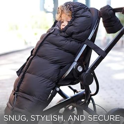 7AM Enfant Stroller Blanket 212 - Adjustable Baby Car Seat Zipped Blanket for Babies Winter, Unisex Multi Purpose Fleece Lined Warm Hooded Toddler Footmuff Water Repellent | (6M - 4T)