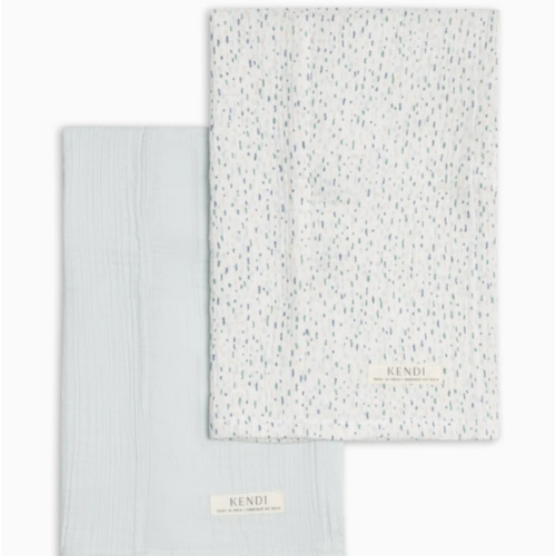 2-Pack Muslin Burp Cloths