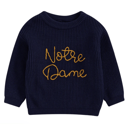 Notre Dame Knit Sweater