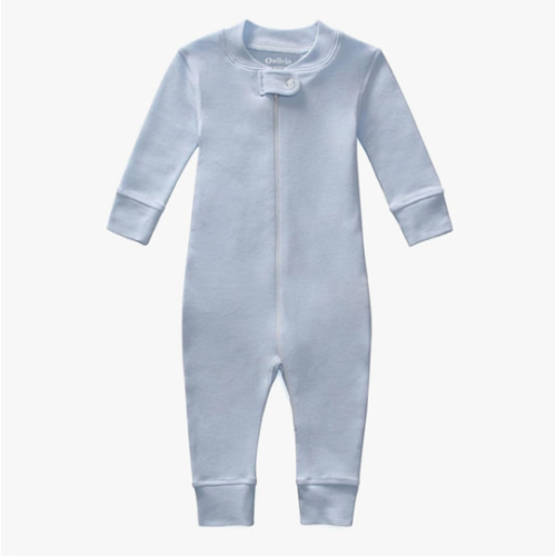 Owlivia Organic Cotton Baby Boy Girl Zip up Sleep 'N Play Pjs, Footless, Long Sleeve