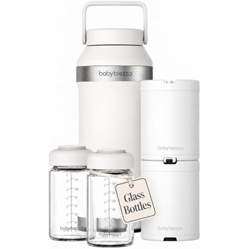 Baby Brezza Glass Portable Breastmilk Cooler, Large Capacity, All Day Cool