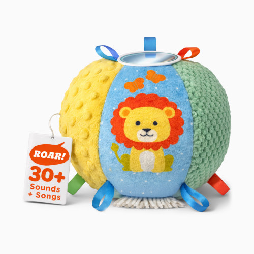 Little Acorn Interactive Textured Baby Ball with 30+ Sounds & Songs - Multi-Color