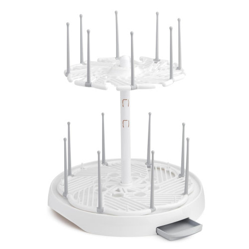 Munchkin High Capacity Baby Bottle Drying Rack - White