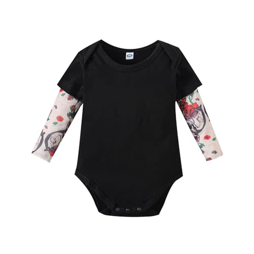 Magic Park 3-24M Infant Baby Boys Girls Tattoo Sleeve Romper Bodysuit Toddler Boy Tattoo Shirts Jumpsuit