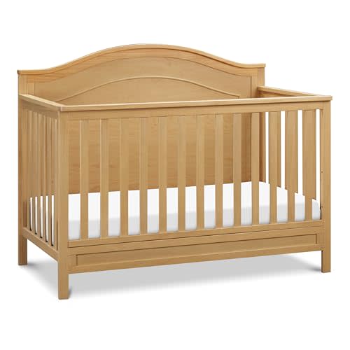 Davinci Charlie 4-in-1 Convertible Crib in Honey, Greenguard Gold Certified