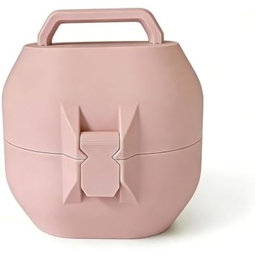 Breast Pump Storage Box: Suitable For Hands-Free Breast Pumps Such As For EUFY S1 Pro, For E10, and For E20 - A Portable Storage Rack Designed Specifically For New Mothers (Light Pink)