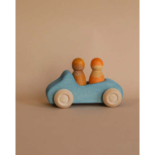 Grimm's Wooden Blue Convertible Car