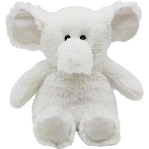 warmies White Elephant Microwavable, Hot or Cold for Cool Relaxation and Warm Relief, Lavender Scented Cozy Plush Animal