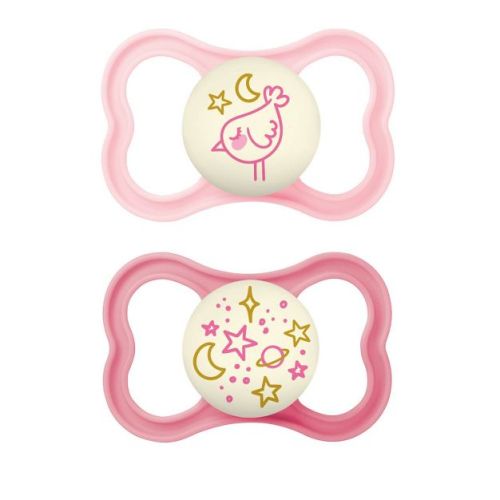 MAM 2pk Supreme Pacifier 16+ Months - Girl