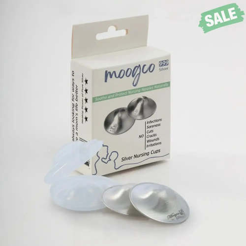 MOOGCO Silver Nursing Cups 999k Silver