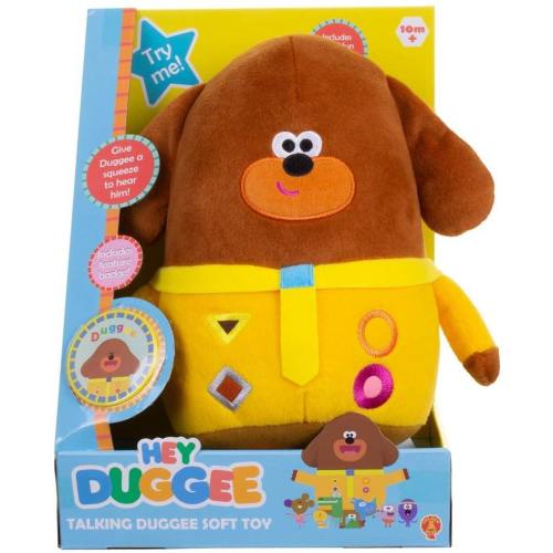 Hey Duggee Talking Soft Toy - Interactive Plush with Sounds & Badge