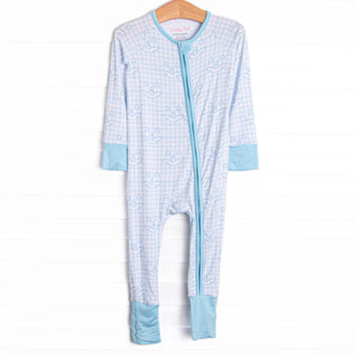 Cozy Carving Bamboo Zippy Pajama, Blue – Stitchy Fish