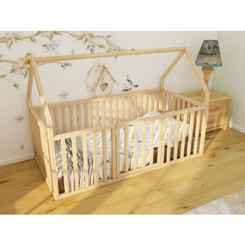 Nature-Friendly Montessori Floor Bed – WoodToddlerBed